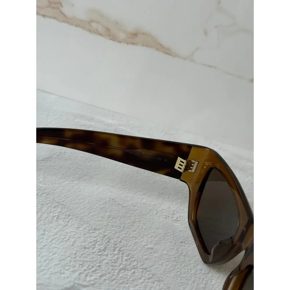 NEW Saint Laurent SL740 Brown Transparent Sunglasses